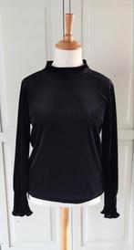 CL Essentials zwarte rib top met col maat XXL, Zwart, Maat 46/48 (XL) of groter, CL Essentials, Ophalen of Verzenden