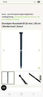Kunststof grondpen (340 stuks), Ophalen, Kunststof, Zo goed als nieuw, Border