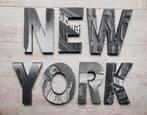 Wand Decoratie "NEW YORK" - Vrijstaande/Hangende Letters, Ophalen of Verzenden, Zo goed als nieuw
