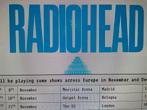 Loting Radiohead Concert Ticket gevraagd, Tickets en Kaartjes, Twee personen, December