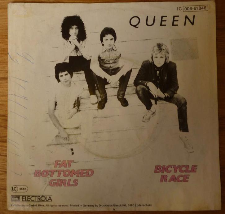 45 toeren plaatje / single QUEEN bicycle race, Cd's en Dvd's, Vinyl Singles, Gebruikt, Single, Pop, 7 inch, Ophalen of Verzenden