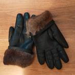 Leren Handschoenen met echt Bont, Kleding | Dames, Mutsen, Sjaals en Handschoenen, Ophalen, Nieuw, Onbekend, Maat 36 (S)