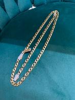 18KT Goud - 36.2 Gram - Set vrouw - CUBAN - Armband Collied, Ophalen, Nieuw, Goud