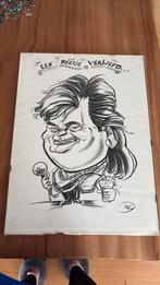 Karikatuur andre hazes 40/30 cm, Ophalen of Verzenden