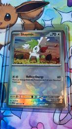 Shaymin 087/131 Masterball Prismatic Evolutions Pokemon, Ophalen of Verzenden, Zo goed als nieuw, Losse kaart, Foil