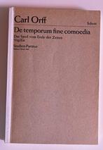 Schott 5407 Carl Orff De temporum fine comoedia Schott, Muziek en Instrumenten, Bladmuziek, Gebruikt, Ophalen of Verzenden, Artiest of Componist