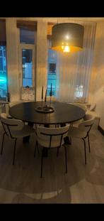 Tafel + 6 stoelen, Ophalen of Verzenden, Zo goed als nieuw, Rechthoekig, 50 tot 100 cm