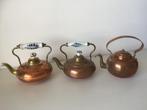 Koperen Appel Ketels 3 stuks, Ophalen of Verzenden, Koper