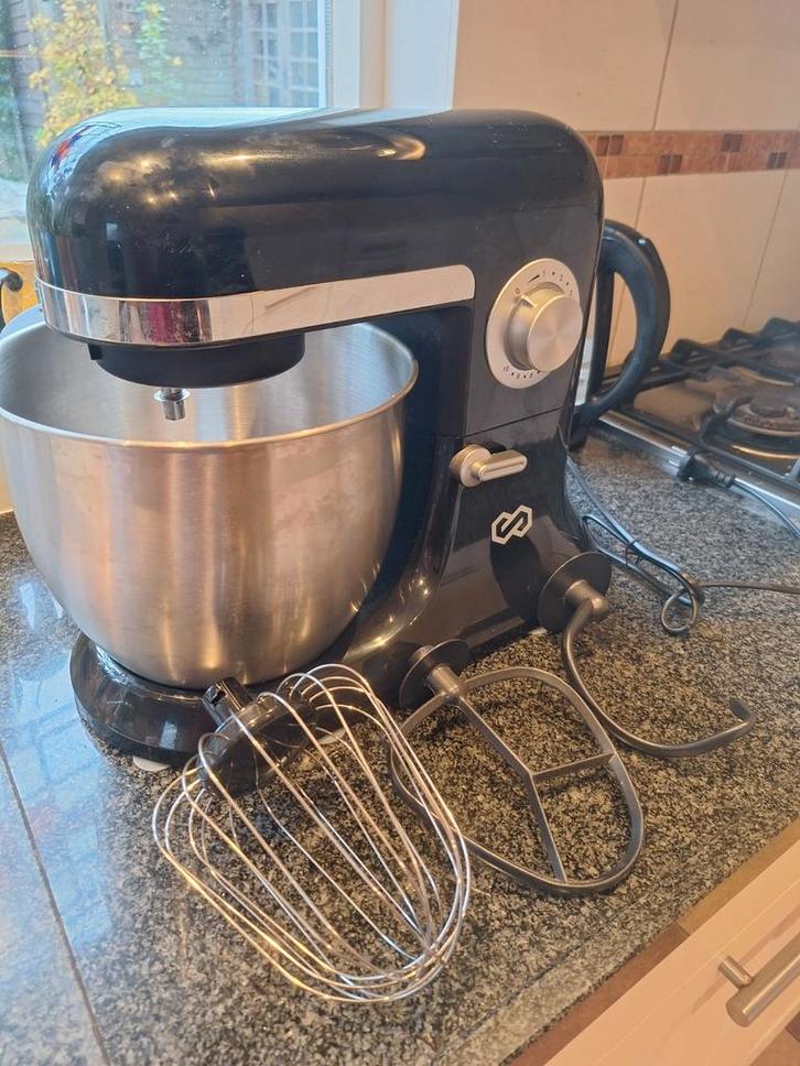 Keukenmachine met 3 soorten mixers, Witgoed en Apparatuur, Keukenmixers, Gebruikt, 4 liter of meer, 3 snelheden of meer, Vaatwasserbestendig