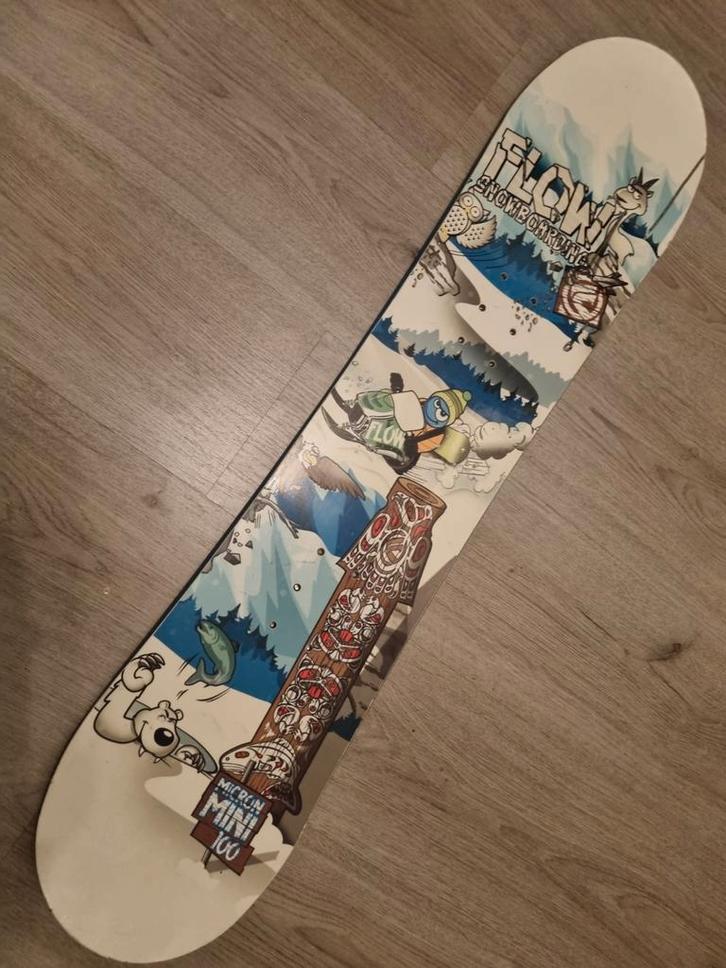 FLOW MICRON 100 SNOWBOARD I.Z.G.S, Sport en Fitness, Snowboarden, Zo goed als nieuw, Board, Verzenden
