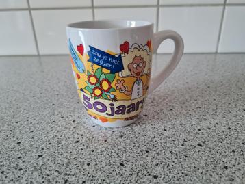 Mooie mok voor 50 jarige ! beschikbaar voor biedingen