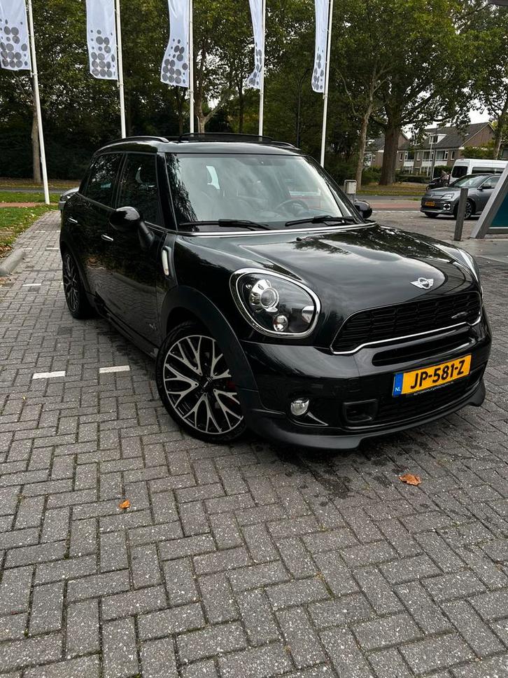 Mini Countryman 1.6 John Cooper Works AUT 2013 Zwart, Auto's, Mini, Particulier, 4x4, Airbags, Airconditioning, Alarm, Bluetooth