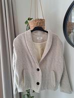 Drogo jacket wollen jas isabel marant visgraat beige als nie, Beige, Ophalen of Verzenden, Zo goed als nieuw, Maat 38/40 (M)