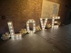 Love licht letters te huur, Hobby en Vrije tijd, Feestartikelen | Verhuur, Ophalen of Verzenden, Zo goed als nieuw, Verjaardag