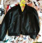Esprit zwarte leren nubuk bomber jas Mardo jack maat M, Maat 38/40 (M), Zwart, Nieuw, Ophalen of Verzenden