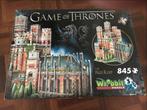 3D puzzel Game of Thrones The Red Keep, Ophalen of Verzenden, 500 t/m 1500 stukjes, Zo goed als nieuw, Rubik's of 3D-puzzel