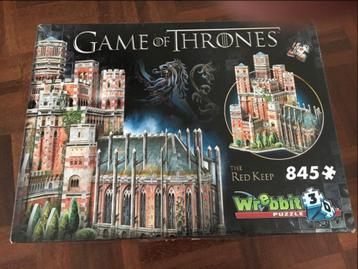 3D puzzel Game of Thrones The Red Keep  beschikbaar voor biedingen