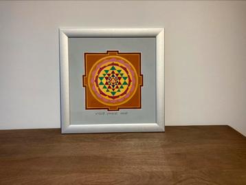 Handgeschilderde Mandala beschikbaar voor biedingen
