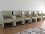 Lederen stoelen 6 stuks, Ophalen, Gebruikt, Overige kleuren, Leer