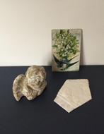 Pochet wit gevouwen zakdoekje, Antiek en Kunst, Curiosa en Brocante, Ophalen of Verzenden