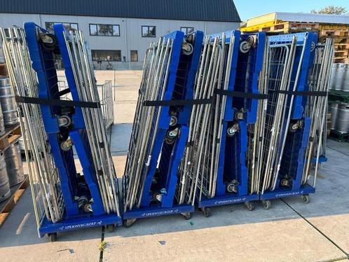 5x rolcontainers rolcontainer rolkarren met 2 hekken, Doe-het-zelf en Verbouw, Overige Doe-het-zelf en Verbouw, Gebruikt, Ophalen