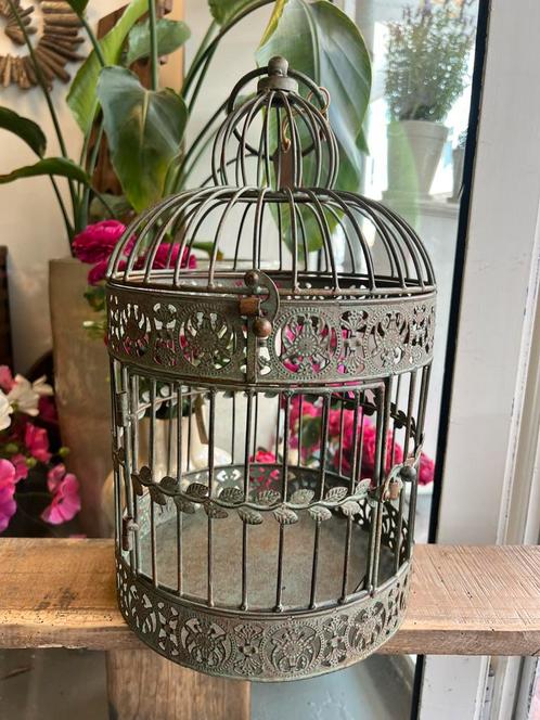 Vogelkooi middel ijzer, Antiek en Kunst, Curiosa en Brocante, Ophalen