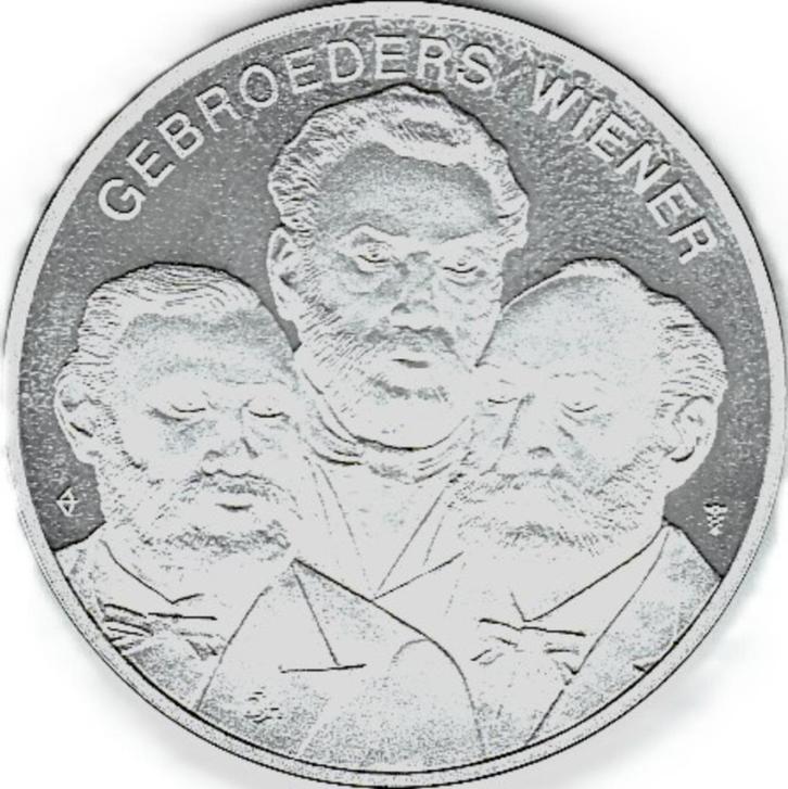 GEBROEDERS   WIENER    VENLO  650 JAAR, Postzegels en Munten, Penningen en Medailles, Overige materialen, Verzenden
