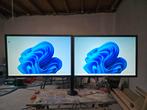 2 -  22 inch schermen samsung incl. Steun, Full HD, Ophalen of Verzenden, Zo goed als nieuw, LED
