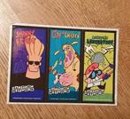 Strip sticker Cartoon Network Johnny Bravo Cow Chicken 1997, Verzamelen, Stickers, Ophalen of Verzenden