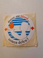 4064 Vintage Bloeddonor Sticker - Samen Delen, Verzamelen, Ophalen of Verzenden, Gebruikt, Overige typen