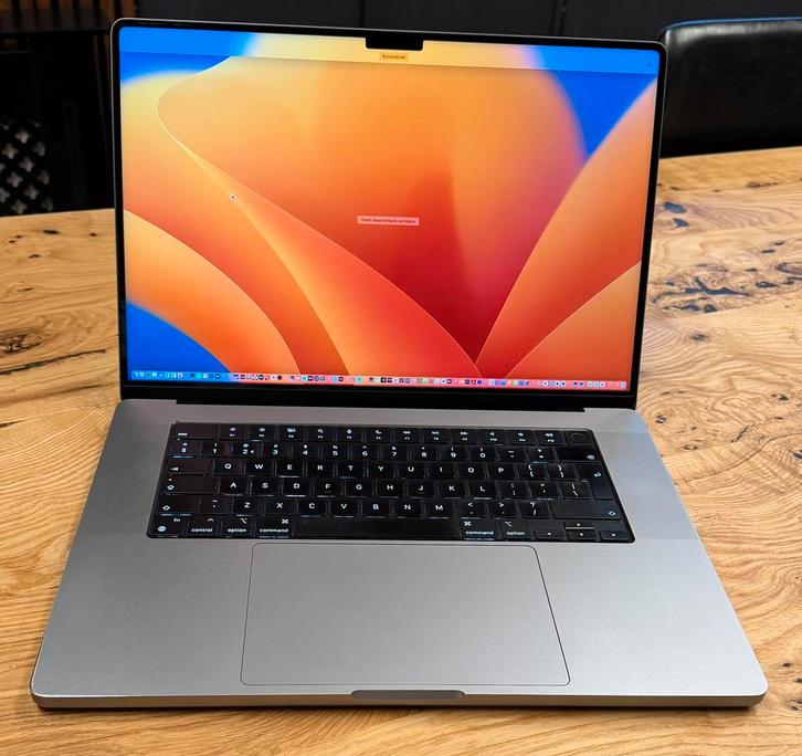 MacBook Pro 16" (2022) M1 - 32GB RAM - 2TB SSD - Topstaat!, Computers en Software, Apple Macbooks, Gebruikt, MacBook Pro, 16 inch