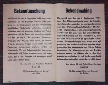 Posters en biljetten ivm met W.O.2 Duitsland Japan Arnhem beschikbaar voor biedingen