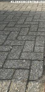 ROOIKORTING 475m2 antraciet zwart betonklinkers keiformaat, Tuin en Terras, Tegels en Klinkers, Beton, Gebruikt, Klinkers, Verzenden