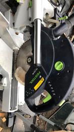 Festool ks120EB met stofzuiger en slang, Verzenden, Zo goed als nieuw, Afkortzaag, 30 tot 70 mm