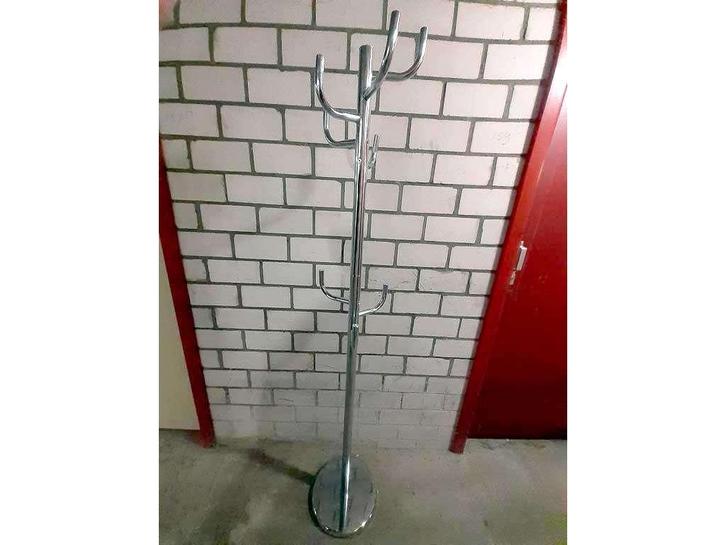 Kapstok in 3 delen, verchroomd staal, hoogte +-170cm zgan b5, Huis en Inrichting, Woonaccessoires | Kapstokken, Zo goed als nieuw