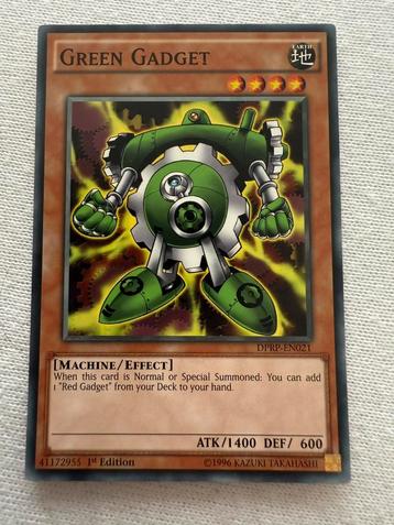 Green Gadget 2 yugioh beschikbaar voor biedingen