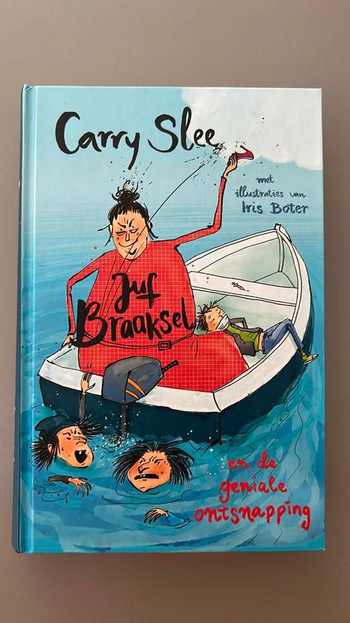 Carry Slee - Juf Braaksel en de geniale ontsnapping, Boeken, Kinderboeken | Jeugd | onder 10 jaar, Zo goed als nieuw, Ophalen of Verzenden
