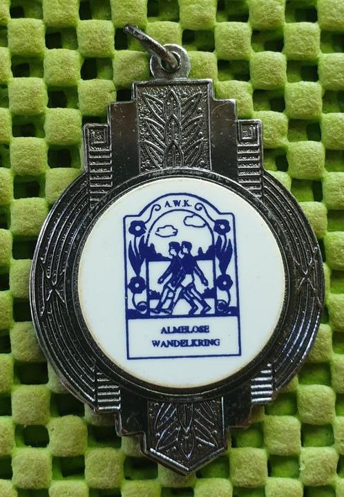 Medaille: A.W.K. Almelo / Almelose wandelkring., Postzegels en Munten, Penningen en Medailles, Overige materialen, Nederland, Ophalen of Verzenden