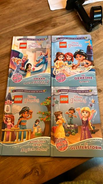 4 leesboeken lego disney prinsessen beschikbaar voor biedingen