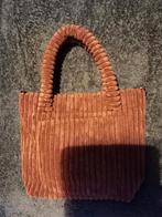 Kleine ribstoffen tas, Ophalen of Verzenden, Nieuw, Bruin