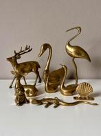Vintage messing dieren set, Ophalen of Verzenden