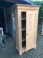 Oud grenen eendeurskast/legkast/kast, Antiek en Kunst, Curiosa en Brocante, Ophalen of Verzenden