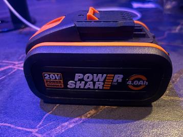 Workx 20V 4.0Ah Accu - Zo goed als nieuw beschikbaar voor biedingen