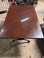 Houten keukentafel salontafel, Ophalen, 100 tot 150 cm, 50 tot 100 cm, Zo goed als nieuw