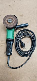 hitachi slijptol G13YC, Ophalen of Verzenden, Gebruikt, 1000 watt of meer, Haakse handslijpmachine