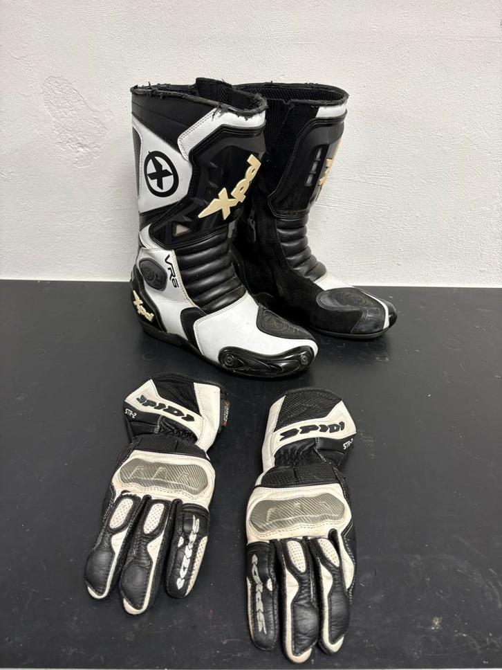Xpd motor racelaarzen/Spidi handschoenen, Motoren, Kleding | Motorkleding, Laarzen, Tweedehands, Ophalen