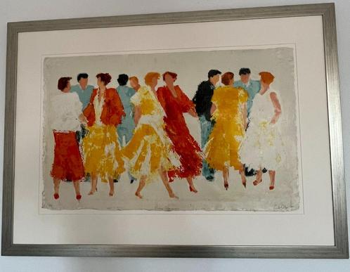 zeefdruk op papier, Antiek en Kunst, Kunst | Litho's en Zeefdrukken, Ophalen