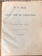 P.R. Bos Atlas voor de Volksschool in 40 Kaarten 52 Platen, Boeken, Atlassen en Landkaarten, Wereld, Ophalen of Verzenden, Zo goed als nieuw