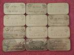 12x Schone 100 Gram Baar Zilver, Postzegels en Munten, Ophalen of Verzenden, Zilver
