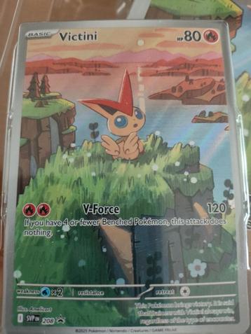 Pokemon Victini Illustration Rare Black bolt White flare beschikbaar voor biedingen